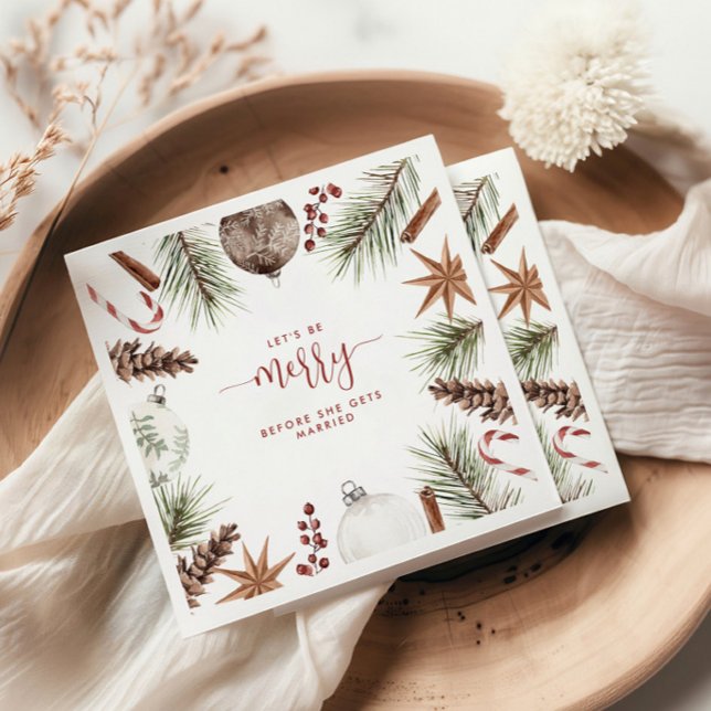 Guardanapo De Papel Vamos Ser Feliz Chá de panela de Natal Russo (Criador carregado)