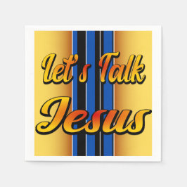 Guardanapo De Papel Vamos Talk Jesus