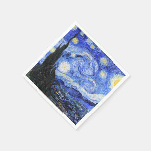 Guardanapo De Papel Van Gogh A Noite Estrelada