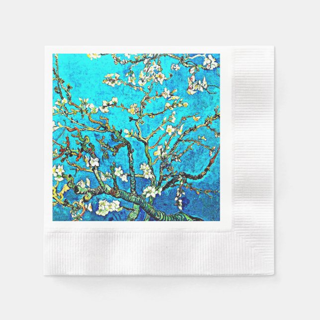 Guardanapo De Papel Van Gogh - Almond Blossoms (Frente)