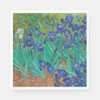 Van Gogh Irises. impressionismo floral azul