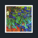 Guardanapo De Papel Van Gogh - Irlandeses,<br><div class="desc">A famosa pintura floral de Vincent van Gogh,  Irrises.</div>