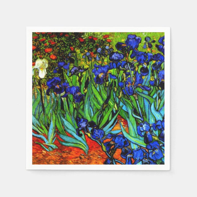 Guardanapo De Papel Van Gogh - Irlandeses, (Frente)