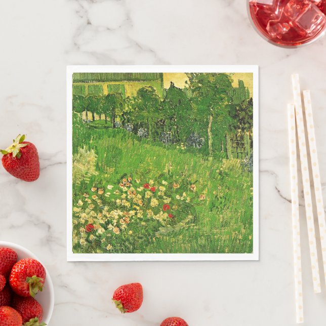 Guardanapo De Papel Van Gogh - O Jardim de Daubigny, (Insitu)