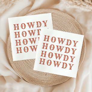 Guardanapo De Papel Vaqueira do Deserto Último Rodeio