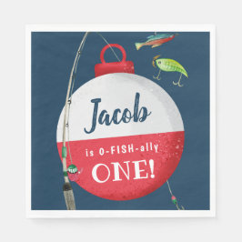 Guardanapo De Papel Varrendo no Grande Aniversário de Pesca ONE