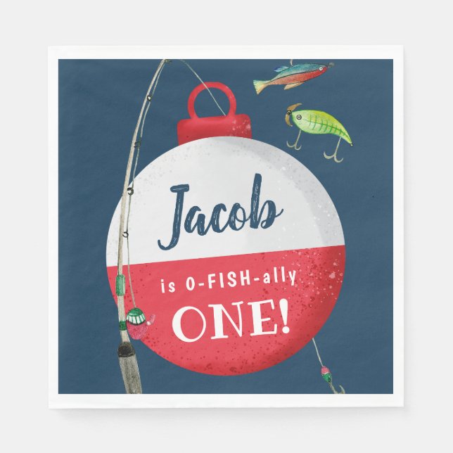 Guardanapo De Papel Varrendo no Grande Aniversário de Pesca ONE (Frente)