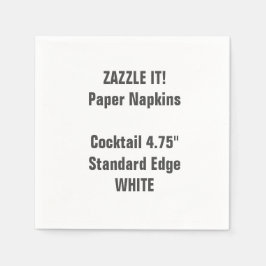 Guardanapo De Papel Vazio de Napkins de Papel Branco Personalizado