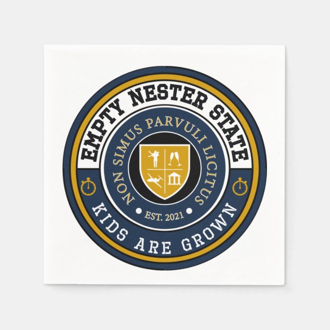 Guardanapo De Papel Vazio Nester State - Crianças Crescem - Nápoles (Frente)