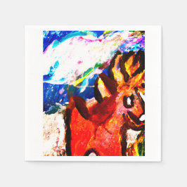 Guardanapo De Papel Veado no inverno