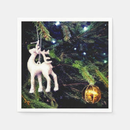 Guardanapo De Papel Veado numa árvore