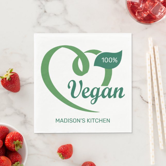 Guardanapo De Papel Vegan de nome personalizado (Insitu)