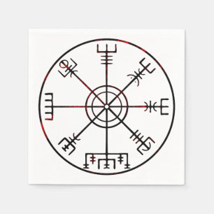 Guardanapo De Papel Vegvisir Corredores Protetores Islandeses