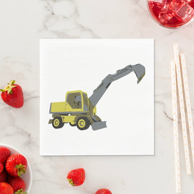 Guardanapo De Papel Veículo de Construção Napkins (Criador carregado)