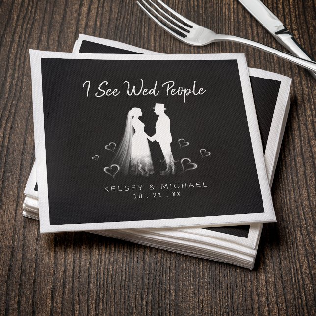 Guardanapo De Papel Vejo Pessoas Casadas Noite de Casamento Gótico de  (Criador carregado)