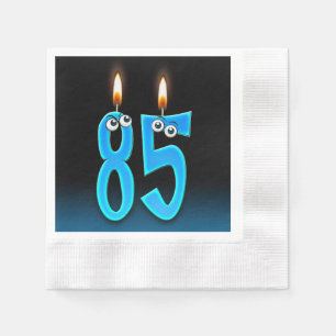 Guardanapo De Papel Vela de 85 anos com globo ocular