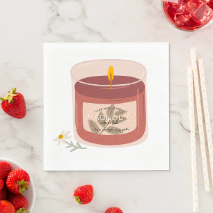 Guardanapo De Papel Vela Rustic Autumn Magnolia