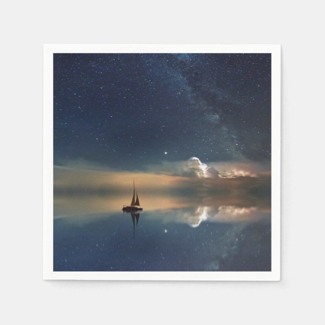 Guardanapo De Papel Velejando para as nuvens (Frente)