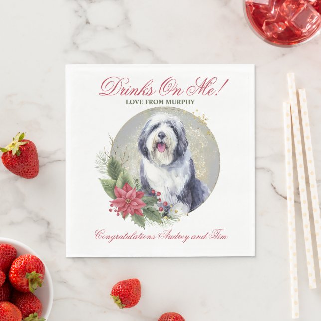 Guardanapo De Papel Velha Casamento De Ovino Com Napkins Com Foto (Insitu)