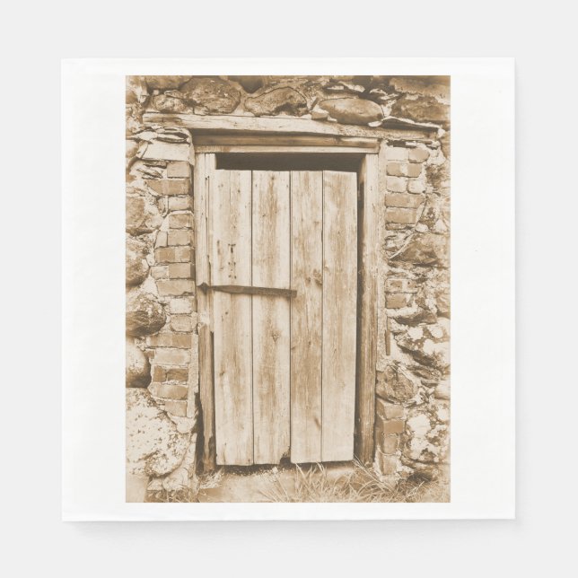 GUARDANAPO DE PAPEL VELHA PORTA DO BARN (Frente)