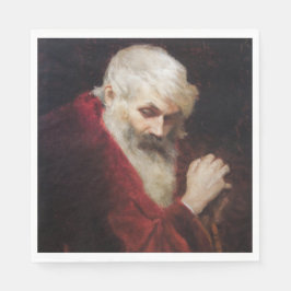 Guardanapo De Papel Velho Casaco vermelho (Papai Noel) (Natal)