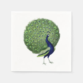 Guardanapo De Papel Ventilador Aberto Pavão