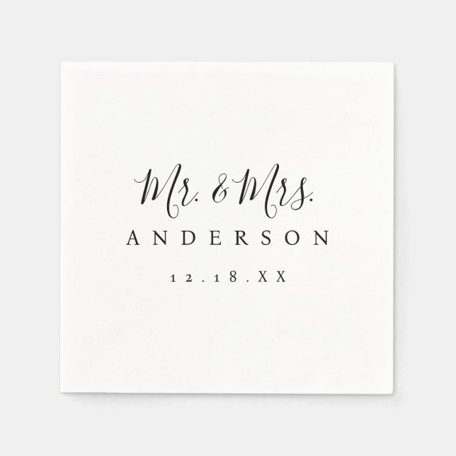 Guardanapo De Papel verão do casamento da primavera (Frente)