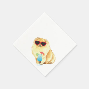 Guardanapo De Papel Verão Pomeranian