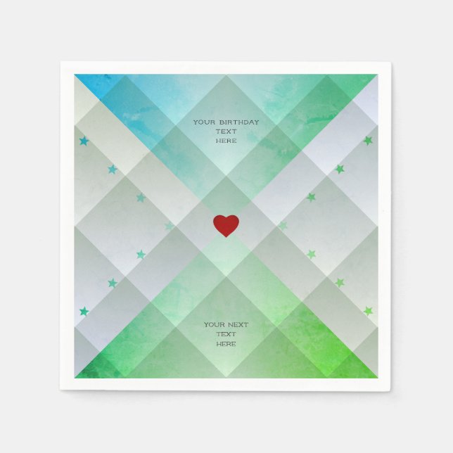 Guardanapo De Papel Verde (Frente)