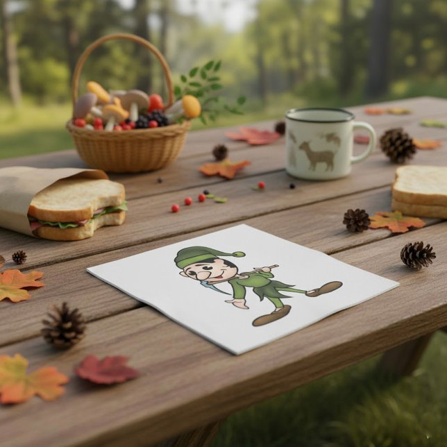 Guardanapo De Papel Verde anão Napkins (Criador carregado)