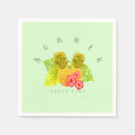 Guardanapo De Papel Verde-chic do abacaxi