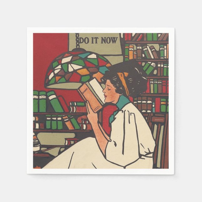 Guardanapo De Papel Verme do Livro TEE (Frente)