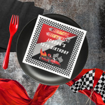 Vermelha | Black Go Kart Racing Birthday