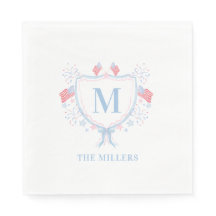 Vermelho, Branco e Azul 4 de julho Paixão do Monog