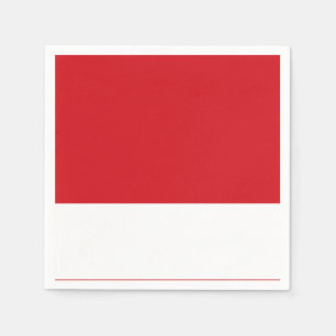 Guardanapo De Papel Vermelho listrado