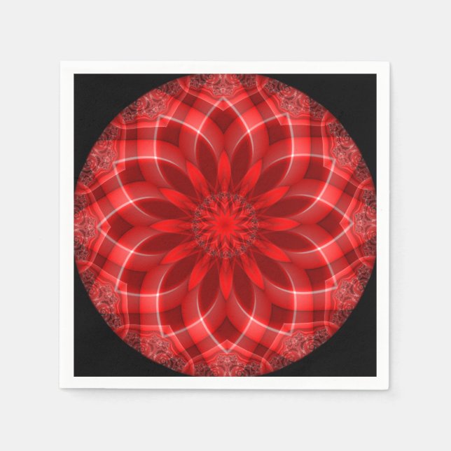 Guardanapo De Papel Vermelho Natal (Frente)