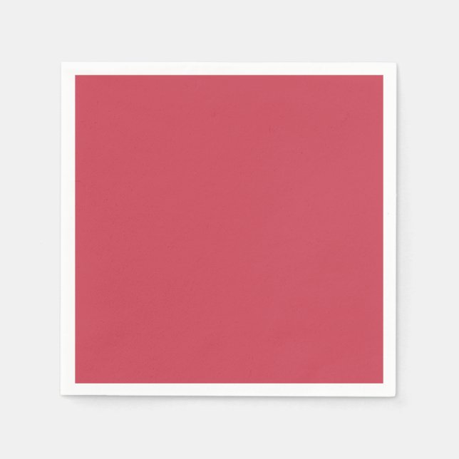 Guardanapo De Papel Vermelho-tijolo (cor sólida) (Frente)