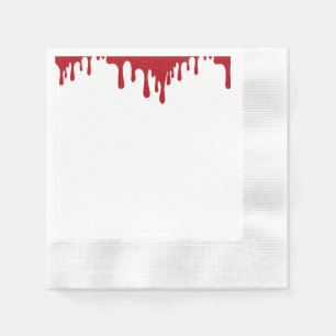 Guardanapo de Papel Vermelho Tomate Drip para Fest