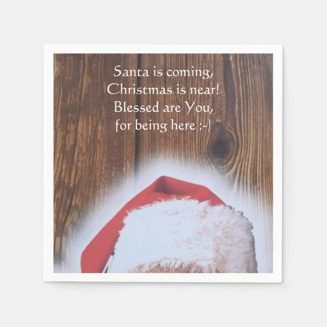 Guardanapo De Papel Véspera de Natal Napkin (Frente)