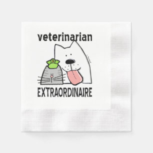 Guardanapo De Papel Veterinário do divertimento Extraordinaire