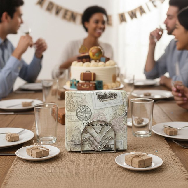 Guardanapo De Papel Viagens vintage (Criador carregado)