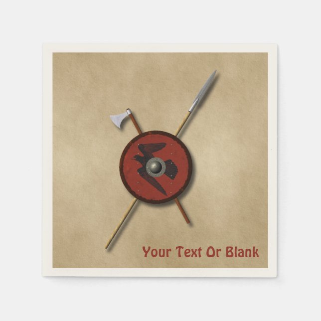 Guardanapo De Papel Viajando O Escudo E As Armas (Frente)