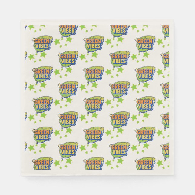 Guardanapo De Papel Víblias Verdes, Dia Mundial do Ambiente, Salvar a  (Frente)