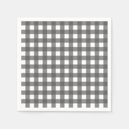 Guardanapo De Papel Vichy Gris clair