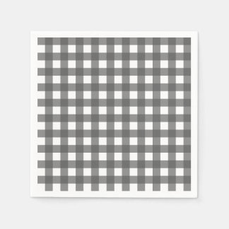 Guardanapo De Papel Vichy Gris clair