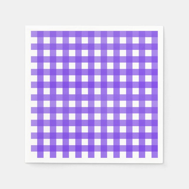 Guardanapo De Papel Vichy Lavande (Frente)
