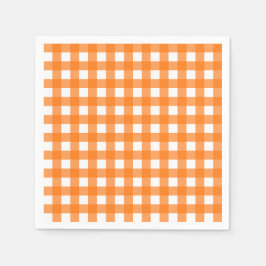 Guardanapo De Papel Vichy Orange