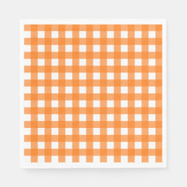 Guardanapo De Papel Vichy Orange