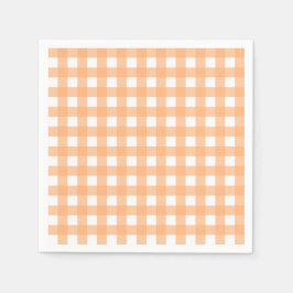 Guardanapo De Papel Vichy Orange clair