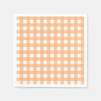 Guardanapo De Papel Vichy Orange clair